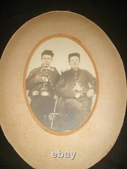 Antique Civil War Photo With Asian American