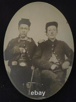 Antique Civil War Photo With Asian American