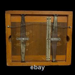 Antique Civil War Tintype Playing Cards Poker Chips Gambling Framed Wall Decor