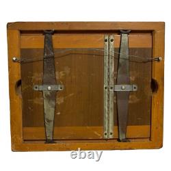 Antique Civil War Tintype Playing Cards Poker Chips Gambling Framed Wall Decor