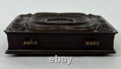 Antique Civil War Union Captain Soldier Ninth Plate Tintype Photo Gutta Percha