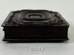 Antique Civil War Union Captain Soldier Ninth Plate Tintype Photo Gutta Percha