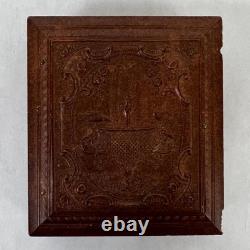 Antique Civil War Union Soldier Artillery Corporal 6th Plate Tintype Photo Case