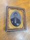 Antique Civil War Union Soldier Daguerreotype Photo Tin Identified