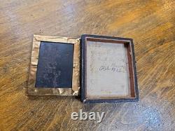Antique Civil War Union Soldier Daguerreotype Photo Tin Identified