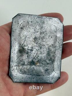 Antique Civil War Union Soldier in uniform Tent Camp tintype photo gold paint