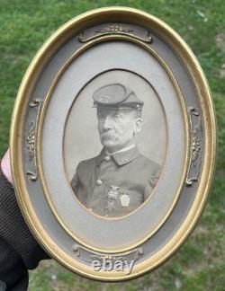 Antique Civil War Veteran Cabinet Photo Philadelphia GAR Post Union