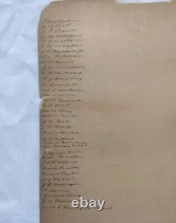 Antique Confederate Sons Of America CSA Cabinet Photo Named Members Uniforms Vtg