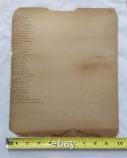 Antique Confederate Sons Of America CSA Cabinet Photo Named Members Uniforms Vtg