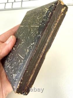 Antique Daguerreotype Couple Portrait Union Case 1850s Civil War Era Photo