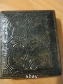 Antique Daguerreotype Photo Union Civil War Soldier Amputated Left Arm