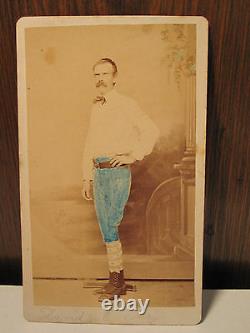 Antique Early Victorian Post CIVIL War Baseball Fitchburg Ma ID David May Photo