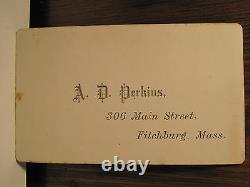 Antique Early Victorian Post CIVIL War Baseball Fitchburg Ma ID David May Photo