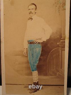 Antique Early Victorian Post CIVIL War Baseball Fitchburg Ma ID David May Photo
