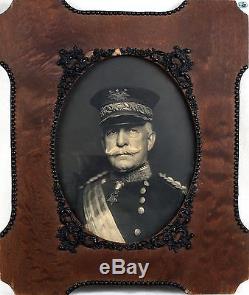 Antique Framed Original Photograph of General Nelson Miles American Civil War