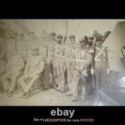 Antique Large Civil War Albumen Photograph Union 2nd Regiment