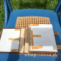 Antique Leather Brass Album with tintypes B&W photos Philly, PA 1800s Civil War Era