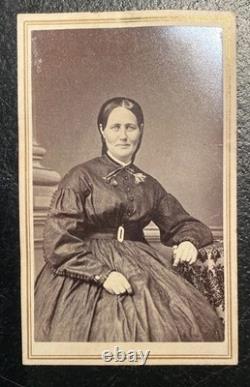 Antique Leather Photo Album Union Post Civil War Soldier & 2 Cent Stamp 1860's