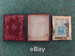 Antique Lot Of Civil War 3 Items Tintype Photo Amputees Boot & Crutch CO. G 2 GA