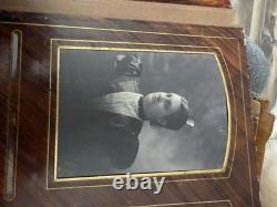 Antique PHOTOGRAPH ALBUM Civil War Era photos tintypes uniform lot