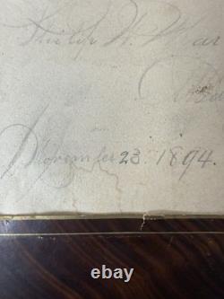 Antique PHOTOGRAPH ALBUM Civil War Era photos tintypes uniform lot