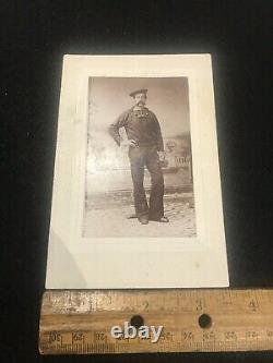 Antique Photo Civil War Sailor 1860s Served On The USS Nyack
