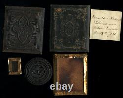 Antique Photo Lot Tintype Ambrotype Oreo Cased ID'd Gem Civil War Era