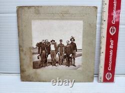 Antique Photo Wounded American Soldiers Post Civil War Spanish American War