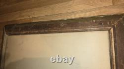 Antique Photograph Drawing Man In Suit Large Beard 1800's Civil War Period Large