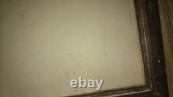 Antique Photograph Drawing Man In Suit Large Beard 1800's Civil War Period Large