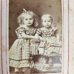 Antique Pocket Photo Family Album Leather Original Civil War Era c. 1860 36 P
