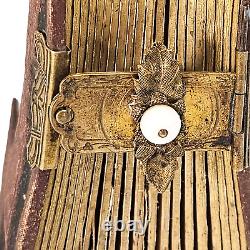 Antique Pocket Photo Family Album Leather Original Civil War Era c. 1860 36 P
