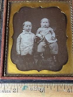 Antique Pre-Civil War Cased Daguerreotype Mixed Photo Lot