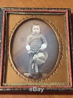 Antique Pre-Civil War Cased Daguerreotype, Tintype Ambrotype Mixed Photo Lot of 6