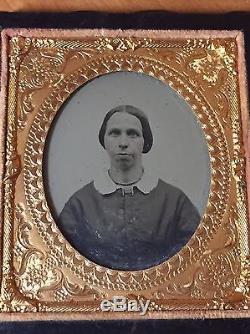 Antique Pre-Civil War Cased Daguerreotype, Tintype Ambrotype Mixed Photo Lot of 6