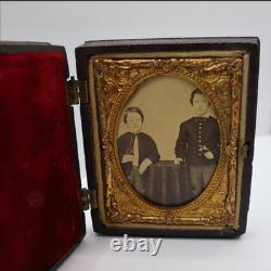 Antique Pre-Civil War Era Daguerreotype Case