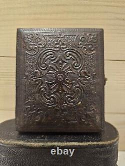 Antique Tin Type GEM Sized Identified Civil War Soldier William P. Tanner KIA
