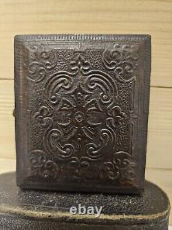 Antique Tin Type GEM Sized Identified Civil War Soldier William P. Tanner KIA