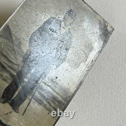 Antique Tintype Photograph Mature Man Civil War Veteran Kepi Cane GAR Metal