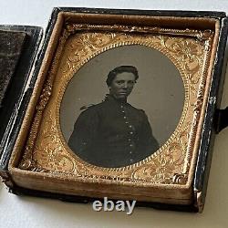 Antique Tintype Photograph Woman Dressed As Man To Serve As Soldier Civil War