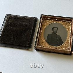 Antique Tintype Photograph Woman Dressed As Man To Serve As Soldier Civil War