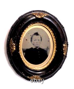 Antique U S Civil War Era Framed Photographs, Ambrotypes