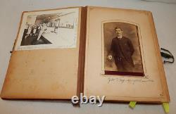 Antique Victorian Civil War 63 Photo Album 1800s Tintype Cabinet CDV Ambrotype