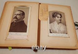 Antique Victorian Civil War 63 Photo Album 1800s Tintype Cabinet CDV Ambrotype