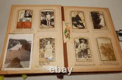 Antique Victorian Civil War 63 Photo Album 1800s Tintype Cabinet CDV Ambrotype