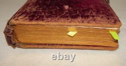 Antique Victorian Civil War 63 Photo Album 1800s Tintype Cabinet CDV Ambrotype