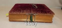 Antique Victorian Civil War 63 Photo Album 1800s Tintype Cabinet CDV Ambrotype
