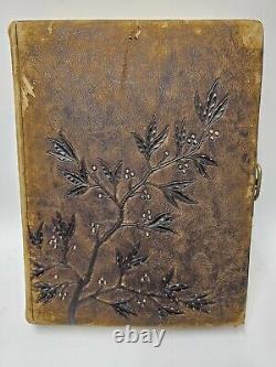 Antique Victorian Civil War Era Photo Album IDENTIFIED With Cabinet Cards & CDV