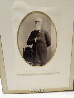 Antique Victorian Civil War Era Photo Album IDENTIFIED With Cabinet Cards & CDV