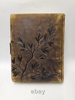 Antique Victorian Civil War Era Photo Album IDENTIFIED With Cabinet Cards & CDV